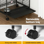 i.Pet Rabbit Cage Indoor Hutch Guinea Pig Bird Ferret Cat Hamster 110cm 4 Level - Pet Care > Coops & Hutches > Small