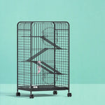 i.Pet Rabbit Cage Indoor Hutch Guinea Pig Bird Ferret Cat Hamster 110cm 4 Level - Pet Care > Coops & Hutches > Small