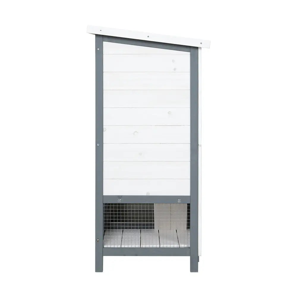 i.Pet Rabbit Hutch 98cm x 45cm x 92cm Chicken Coop Large Wooden House Run Cage Bunny Guinea Pig - Pet Care > Coops &