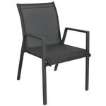 Iberia 13pc 230-345cm Aluminium Outdoor Extensible Dining Table Chair Charcoal - Furniture > Outdoor