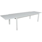 Iberia 230-345cm Aluminium Outdoor Extensible Dining Table White - Furniture > Outdoor
