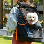 Ibiyaya Ultralight-Pro Backpack Pet Carrier Navy Blue - Pet Care > Cat Supplies > Cat Carriers & Crates
