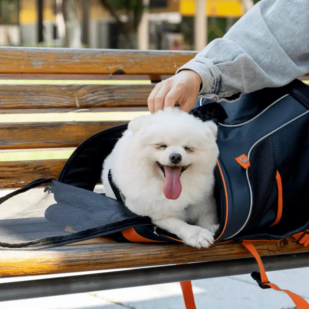 Ibiyaya Ultralight-Pro Backpack Pet Carrier Navy Blue - Pet Care > Cat Supplies > Cat Carriers & Crates