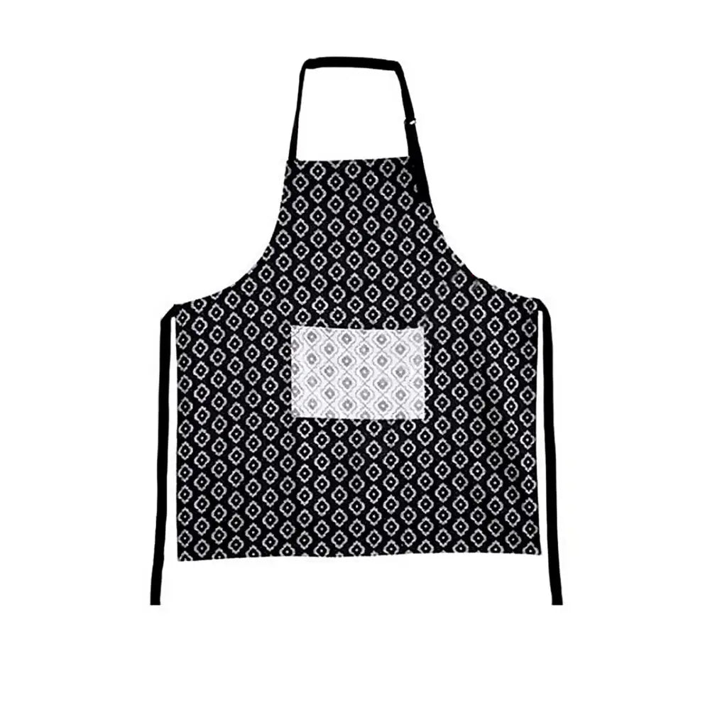 IDC Homewares Cotton Apron Alcazar Black - Home & Garden > Kitchenware