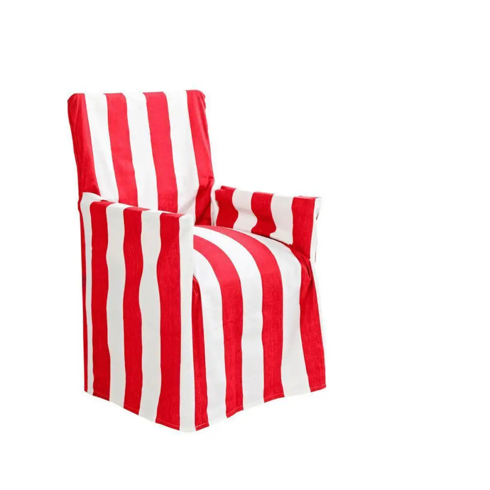 IDC Homewares Cotton Director Chair Cover Red Stripes - Home & Garden > Decor