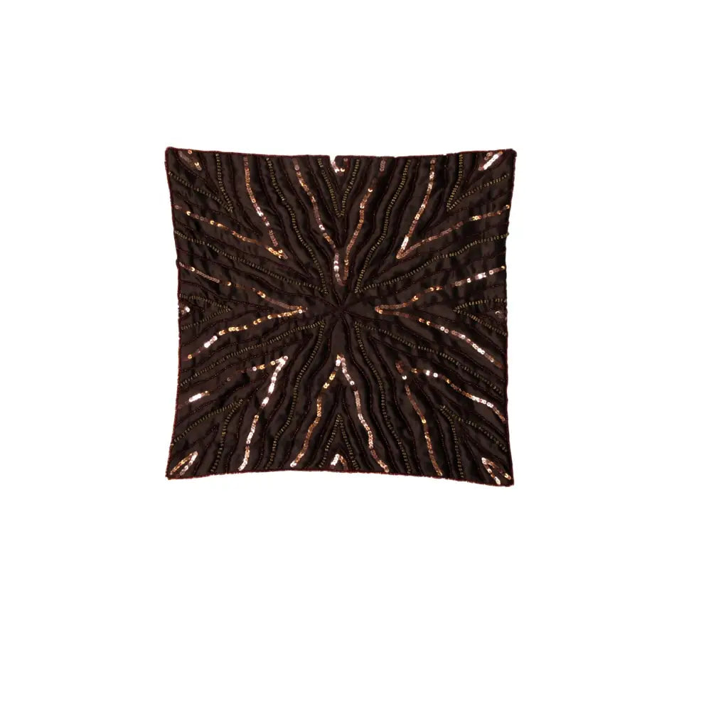 IDC Homewares Sequin Cushion Cover Bella Chocolate - Home & Garden > Bedding