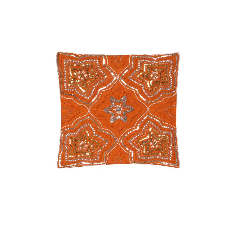 IDC Homewares Sequin Cushion Cover Maya Orange - Home & Garden > Bedding