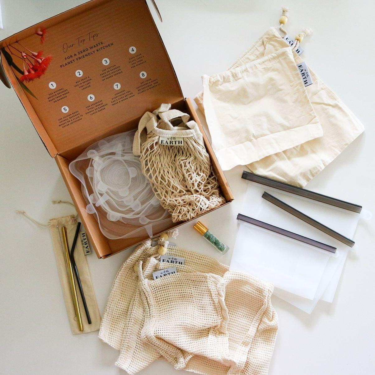 Award-Winning Zero Waste Kitchen Kit – Sustainable Eco Gift Hamper | Plastic-Free Food Storage Set