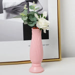 Imitation Porcelain Petal Vase for Drop-proof Home Decor - Green - Home & Garden > Decor > Vases & Table Decor