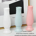 Imitation Porcelain Petal Vase for Drop-proof Home Decor - Green - Home & Garden > Decor > Vases & Table Decor