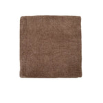 Brown square microfiber cleaning cloth for Impressions Australia Oxford Chenille Cushion Cover