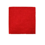 Red square cloth napkin from Impressions Australia Oxford Chenille Cushion Cover - Red