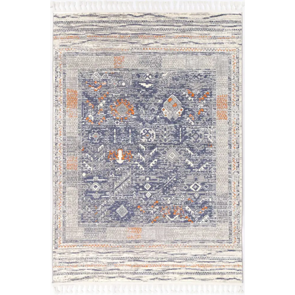 Inca INCA04 Black Grey 160x230 - Home & Garden > Rugs