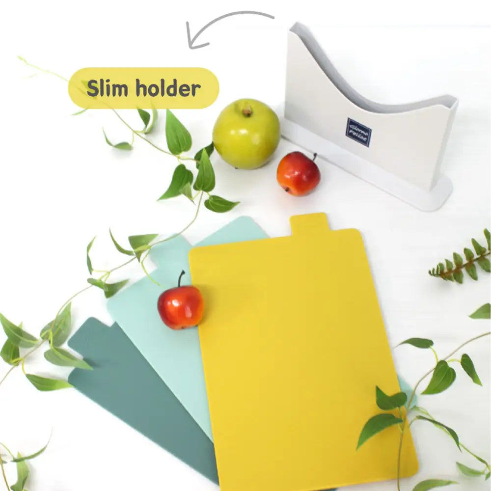 Index Cutting Board Set 3P with a Holder Kitchen Stand Fish Chopping Board - Home & Garden > Kitchenware