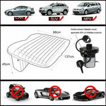 Inflatable Car Back Seat Mattress Portable Camping Travel Air Bed - Home & Garden > Inflatable Mattress