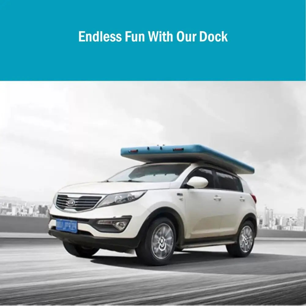 Inflatable Floating Fishing Dock Platform For Adults And Children - Standard Version - Home & Garden > Pool &