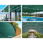 Instahut 30% Shade Cloth 1.83x20m Shadecloth Wide Heavy Duty Green - Home & Garden > Shading