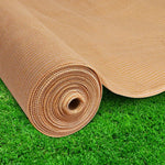 Instahut 50% Shade Cloth 1.83x50m Shadecloth Sail Heavy Duty Beige - Home & Garden > Shading > Umbrellas & Sunshades