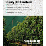 Instahut 50% Shade Cloth 3.66x20m Shadecloth Sail Heavy Duty Green - Home & Garden > Shading