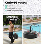 Instahut 51cm Outdoor Umbrella Base Round Stand Pod - Home & Garden > Shading > Umbrellas & Sunshades