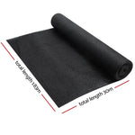 Instahut 90% Shade Cloth 1.83x30m Shadecloth Sail Heavy Duty Black - Home & Garden > Shading