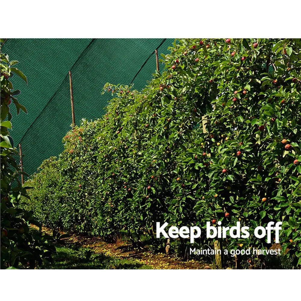 Instahut 90% Shade Cloth 3.66x10m Shadecloth Sail Heavy Duty Green - Home & Garden > Shading