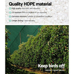 Instahut 90% Shade Cloth 3.66x20m Shadecloth Sail Heavy Duty Green - Home & Garden > Shading