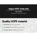 Instahut 90% Shade Cloth 3.66x30m Shadecloth Sail Heavy Duty Black - Home & Garden > Shading > Umbrellas & Sunshades
