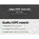 Instahut 90% Shade Cloth 3.66x30m Shadecloth Wide Heavy Duty White - Home & Garden > Shading