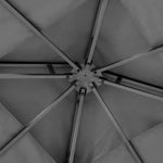 Instahut Gazebo 3x3m Marquee Outdoor Wedding Party Event Tent Home Iron Art Shade Grey - Home & Garden > Shading