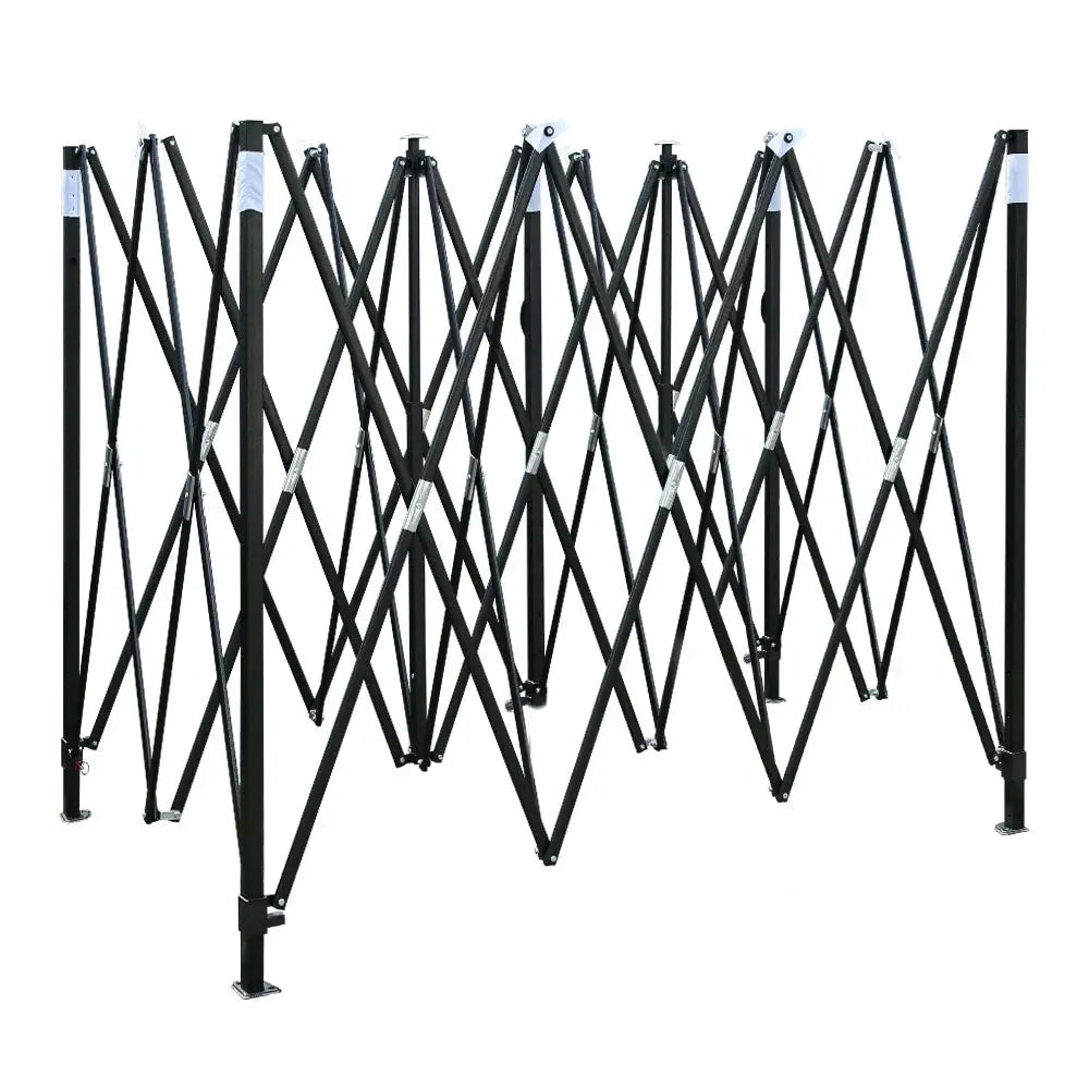 Instahut Gazebo 3x4.5 Pop Up Marquee Folding Tent Wedding Gazebos Camping Outdoor Shade Canopy White - Occasions >