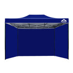 Instahut Gazebo 3x4.5 Pop Up Marquee Folding Tent Wedding Gazebos Camping Outdoor Shade Canopy Blue - Home & Garden >