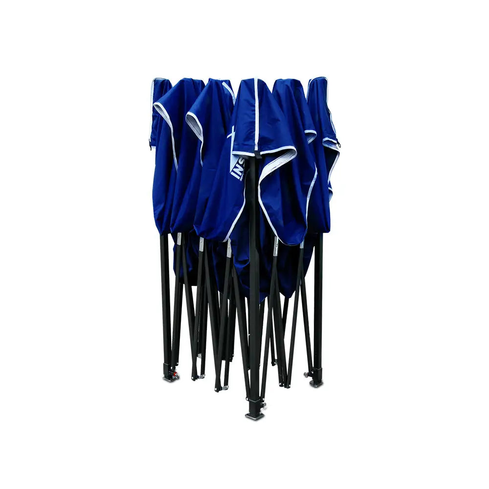 Instahut Gazebo 3x4.5 Pop Up Marquee Folding Tent Wedding Gazebos Camping Outdoor Shade Canopy Blue - Home & Garden >