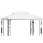 Instahut Gazebo 4x3m Marquee Outdoor Wedding Party Event Tent Home Iron Art Shade White - Home & Garden > Shading