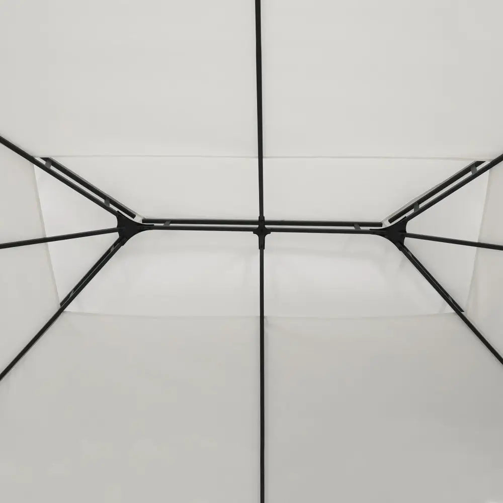 Instahut Gazebo 4x3m Marquee Outdoor Wedding Party Event Tent Home Iron Art Shade White - Home & Garden > Shading