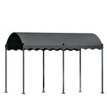 Instahut Gazebo Marquee 4x3m Outdoor Event Wedding Tent Camping Party Shade Iron Art Canopy Grey - Home & Garden >