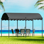Instahut Gazebo Marquee 4x3m Outdoor Event Wedding Tent Camping Party Shade Iron Art Canopy Grey - Home & Garden >