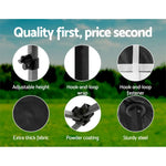 Instahut Gazebo Pop Up 3x3m w/Base Podx4 Marquee Folding Outdoor Wedding Camping Tent Shade Canopy Black - Home &