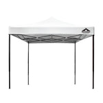 Instahut Gazebo Pop Up 3x3m w/Base Podx4 Marquee Folding Outdoor Wedding Camping Tent Shade Canopy White - Home &