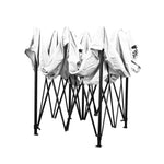 Instahut Gazebo Pop Up 3x3m w/Base Podx4 Marquee Folding Outdoor Wedding Camping Tent Shade Canopy White - Home &