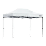 Instahut Gazebo Pop Up 3x4.5m w/Base Podx4 Marquee Folding Outdoor Wedding Camping Tent Shade Canopy White - Home &