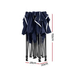 Instahut Gazebo Pop Up 3x4.5m w/Base Podx4 Marquee Folding Outdoor Wedding Camping Tent Shade Canopy Navy - Home &