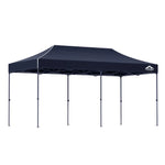 Instahut Gazebo Pop Up Marquee 3x6m Folding Tent Wedding Outdoor Camping Canopy Gazebos Shade Navy - Home & Garden >