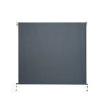 Instahut Outdoor Blinds Blackout Roll Down Awning Window Shade 2.1X2.5M Grey - Home & Garden > Shading
