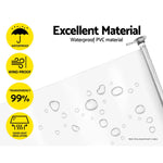 Instahut Outdoor Blinds Transparent Roll Down Awning Window Shade 1.4X2.4M - Home & Garden > Shading