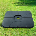 Instahut Outdoor Umbrella Base 50cm 4 Plates Stand Pod Cantilever - Home & Garden > Shading > Umbrellas & Sunshades