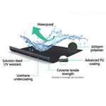 Instahut Retractable Folding Arm Awning Manual Sunshade 2.5Mx2M Grey - Home & Garden > Shading