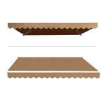 Instahut Retractable Folding Arm Awning Motorised Sunshade 4Mx2.5M Beige - Home & Garden > Shading
