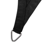 Instahut Shade Sail 3x6m Rectangle 280GSM 98% Black Shade Cloth - Home & Garden > Shading