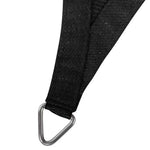 Instahut Shade Sail 6x7m Rectangle 280GSM 98% Black Shade Cloth - Home & Garden > Shading